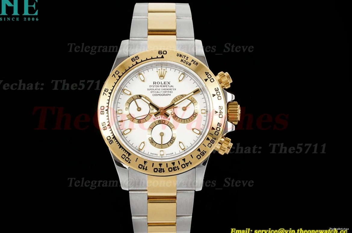 SS QF YG Weight) SH4130(Gain White 40mm Dial 116503 V3 Daytona 0121